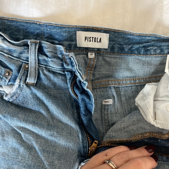 Pistola high rise jeans. Worn once - Picture 2 of 3